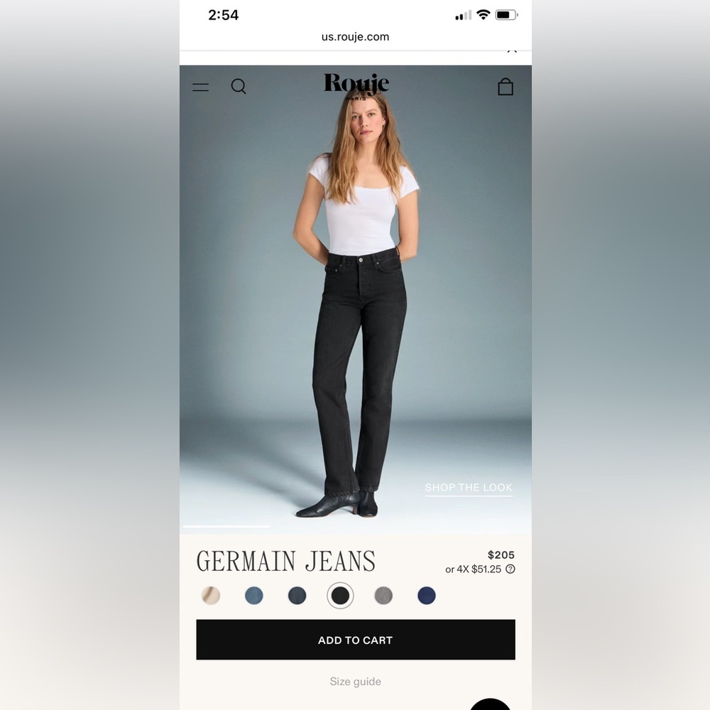 ROUJE Germain Jean in Black size 28